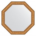 Зеркало настенное Octagon EVOFORM в багетной раме медный эльдорадо, 73,6х73,6 см, BY 3762
