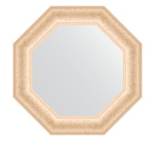 Зеркало настенное Octagon EVOFORM в багетной раме старый гипс, 55,2х55,2 см, BY 3769