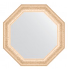 Зеркало настенное Octagon EVOFORM в багетной раме старый гипс, 65,2х65,2 см, BY 3770