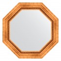Зеркало настенное Octagon EVOFORM в багетной раме римское золото, 66,6х66,6 см, BY 3785