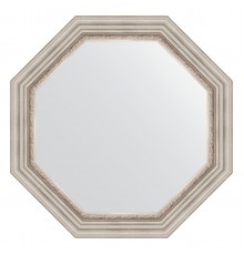 Зеркало настенное Octagon EVOFORM в багетной раме римское серебро, 76,6х76,6 см, BY 3789