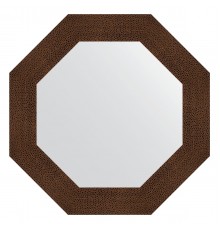 Зеркало настенное Octagon EVOFORM в багетной раме бронзовая лава, 66,6х66,6 см, BY 3806