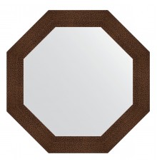 Зеркало настенное Octagon EVOFORM в багетной раме бронзовая лава, 76,6х76,6 см, BY 3807