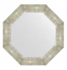 Зеркало настенное Octagon EVOFORM в багетной раме алюминий, 66,6х66,6 см, BY 3812