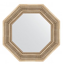 Зеркало настенное Octagon EVOFORM в багетной раме серебряный акведук, 57,8х57,8 см, BY 3814