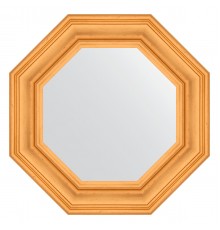 Зеркало настенное Octagon EVOFORM в багетной раме травленое золото, 59,2х59,2 см, BY 3817