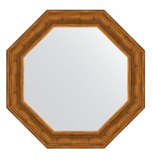 Зеркало настенное Octagon EVOFORM в багетной раме травленая бронза, 79,2х79,2 см, BY 3825