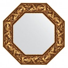 Зеркало настенное Octagon EVOFORM в багетной раме византия золото, 58,8х58,8 см, BY 3829