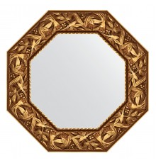 Зеркало настенное Octagon EVOFORM в багетной раме византия золото, 58,8х58,8 см, BY 3829