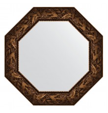 Зеркало настенное Octagon EVOFORM в багетной раме византия бронза, 68,8х68,8 см, BY 3836