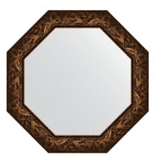 Зеркало настенное Octagon EVOFORM в багетной раме византия бронза, 78,8х78,8 см, BY 3837