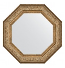 Зеркало настенное Octagon EVOFORM в багетной раме виньетка античная бронза, 70,6х70,6 см, BY 3851