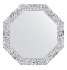 Зеркало настенное Octagon EVOFORM в багетной раме чеканка белая, 63х63 см, BY 3869