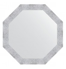 Зеркало настенное Octagon EVOFORM в багетной раме чеканка белая, 73х73 см, BY 3870