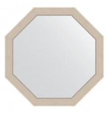 Зеркало настенное Octagon EVOFORM в багетной раме травленое серебро, 59х59 см, BY 3872