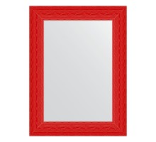 Зеркало настенное EVOFORM в багетной раме красная волна, 60х80 см, BY 3901