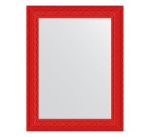 Зеркало настенное EVOFORM в багетной раме красная волна, 70х90 см, BY 3905