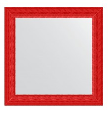 Зеркало настенное EVOFORM в багетной раме красная волна, 80х80 см, BY 3907