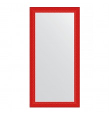 Зеркало настенное EVOFORM в багетной раме красная волна, 80х160 см, BY 3910