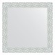 Зеркало настенное EVOFORM в багетной раме перламутровые дюны, 81х81 см, BY 3918