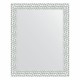 Зеркало настенное EVOFORM в багетной раме перламутровые дюны, 81х101 см, BY 3919