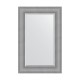 Зеркало настенное с фацетом EVOFORM в багетной раме серебряная кольчуга, 57х87 см, BY 3935