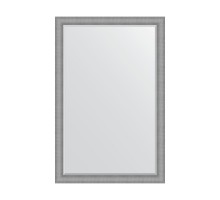 Зеркало настенное с фацетом EVOFORM в багетной раме серебряная кольчуга, 117х177 см, BY 3943
