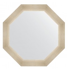 Зеркало настенное Octagon EVOFORM в багетной раме травленое серебро, 55х55 см, BY 3975
