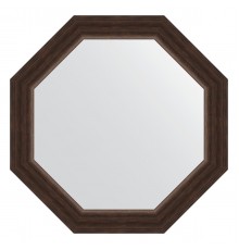 Зеркало настенное Octagon EVOFORM в багетной раме палисандр, 56х56 см, BY 3987