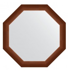 Зеркало настенное Octagon EVOFORM в багетной раме орех, 67х67 см, BY 3992