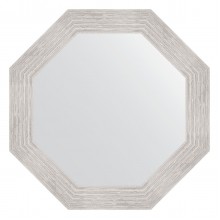 Зеркало настенное Octagon EVOFORM в багетной раме серебряный дождь, 57х57 см, BY 3997