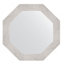 Зеркало настенное Octagon EVOFORM в багетной раме серебряный дождь, 57х57 см, BY 3997