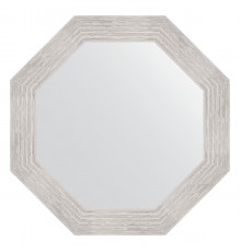 Зеркало настенное Octagon EVOFORM в багетной раме серебряный дождь, 57х57 см, BY 3997