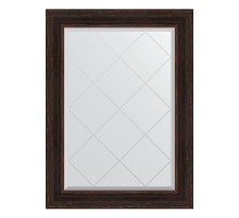 Зеркало настенное с гравировкой EVOFORM в багетной раме тёмный прованс, 79х106 см, BY 4205