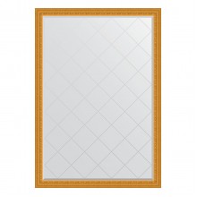 Зеркало настенное с гравировкой EVOFORM в багетной раме сусальное золото, 130х184 см, BY 4482