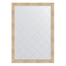 Зеркало настенное с гравировкой EVOFORM в багетной раме золотые дюны, 131х186 см, BY 4494