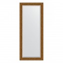 Зеркало напольное с фацетом EVOFORM в багетной раме травленая бронза, 84х204 см, BY 6129
