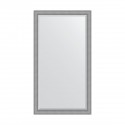 Зеркало напольное с фацетом EVOFORM в багетной раме серебряная кольчуга, 112х202 см, BY 6188