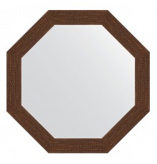 Зеркало настенное Octagon EVOFORM в багетной раме мозаика античная медь, 67х67 см, BY 7305