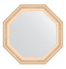 Зеркало настенное Octagon EVOFORM в багетной раме старый гипс, 70х70 см, BY 7331