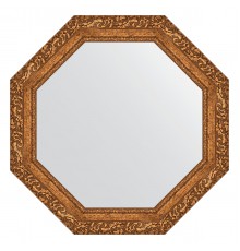 Зеркало настенное Octagon EVOFORM в багетной раме виньетка бронзовая, 70х70 см, BY 7333