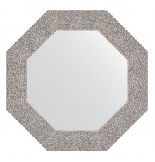 Зеркало настенное Octagon EVOFORM в багетной раме чеканка серебряная, 61х61 см, BY 7352