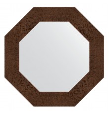 Зеркало настенное Octagon EVOFORM в багетной раме бронзовая лава, 61х61 см, BY 7354