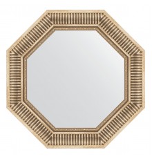 Зеркало настенное Octagon EVOFORM в багетной раме серебряный акведук, 62х62 см, BY 7360