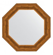 Зеркало настенное Octagon EVOFORM в багетной раме травленая бронза, 74х74 см, BY 7367