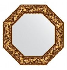 Зеркало настенное Octagon EVOFORM в багетной раме византия золото, 63х63 см, BY 7370