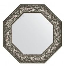 Зеркало настенное Octagon EVOFORM в багетной раме византия серебро, 63х63 см, BY 7372