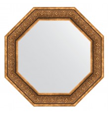 Зеркало настенное Octagon EVOFORM в багетной раме вензель бронзовый, 74х74 см, BY 7377