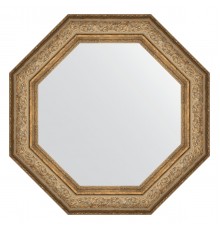 Зеркало настенное Octagon EVOFORM в багетной раме виньетка античная бронза, 75х75 см, BY 7385