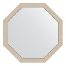 Зеркало настенное Octagon EVOFORM в багетной раме травленое серебро, 64х64 см, BY 7401